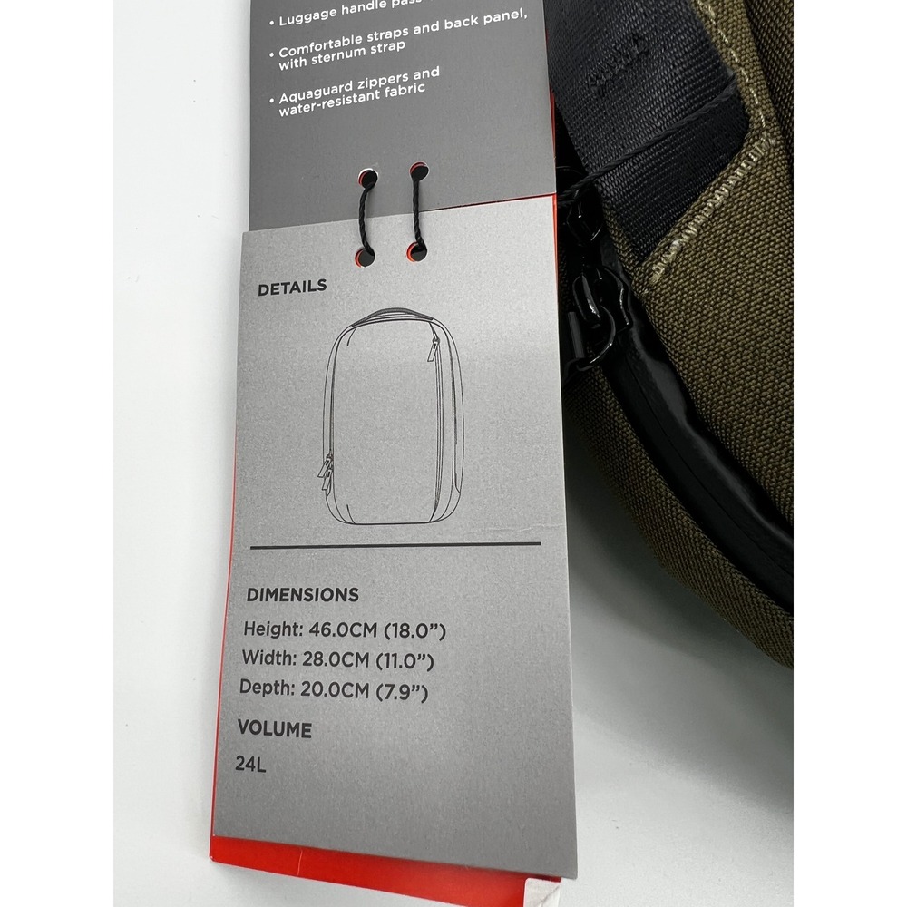 Alpaka Metro Backpack Pro Olive Green Water Resistant Padded Laptop Bag NEW - Picture 6 of 10
